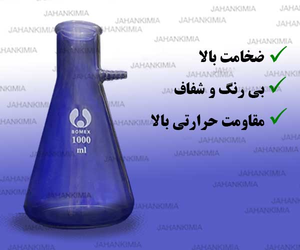 ارلن خلا آزمایشگاهی شیشه ای