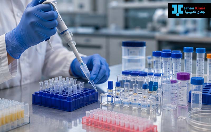 لوازم مصرفی آزمایشگاهی شامل سرسمپلر، میکروتیوب و تیوبهای نگهداری نمونه