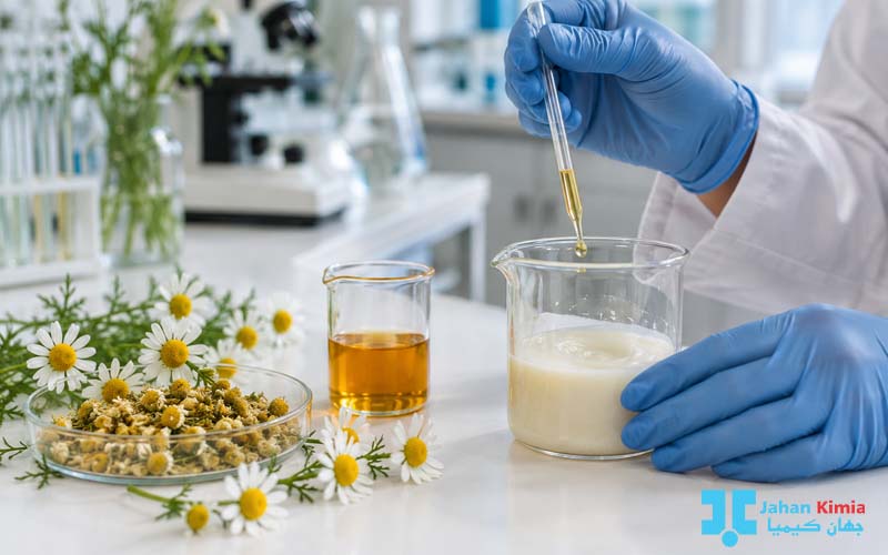 عصاره بابونه در فرمولاسیون آزمایشگاهی محصولات آرایشی